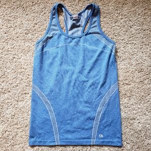 Gap Fit Blue Stretch Seamless Fitted Tank